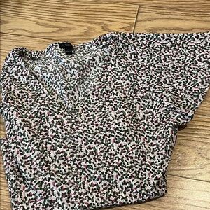 Ann Taylor Factory pink green Blouse